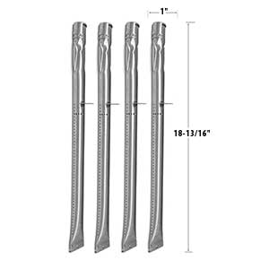 Replacement Stainless Steel Burner Char-Broil 466211513, 463211511, Gas Models 4PK